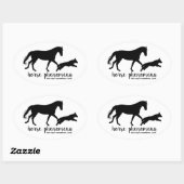 Autocollant du logo Horse Phenomena (Feuille)