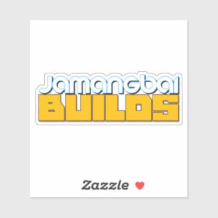 Autocollant du logo Jamangbai BUILDS