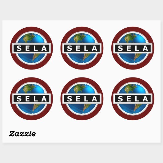autocollant du logo SELA (Feuille)