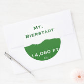 Autocollant du mont Bierstadt (Enveloppe)