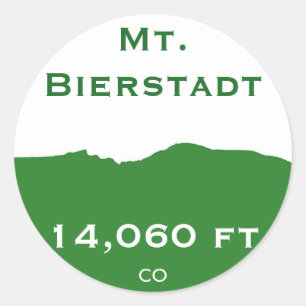 Autocollant du mont Bierstadt
