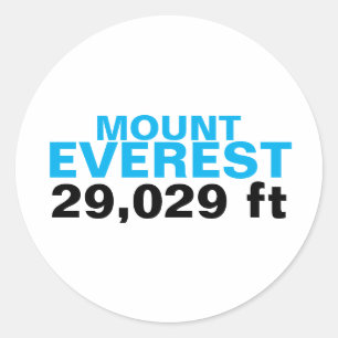 Autocollant du mont Everest
