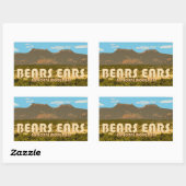 Autocollant du Monument National de Bears Ears (Feuille)