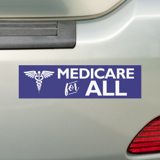 autocollant du pare-chocs "Medicare for All" (En voiture)