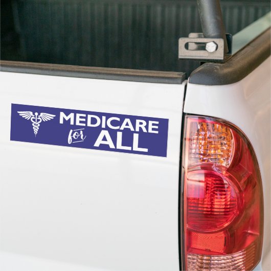 autocollant du pare-chocs "Medicare for All" (Sur camion)