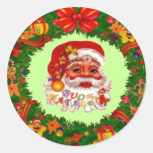 Autocollant du Père Noël