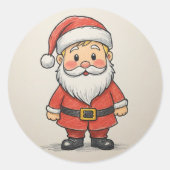 Autocollant du Père Noël (Devant)