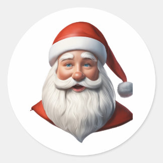 Autocollant du Père Noël | Stickers Père Noël de N