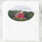 Autocollant du phare Marquette Harbour (Sac)