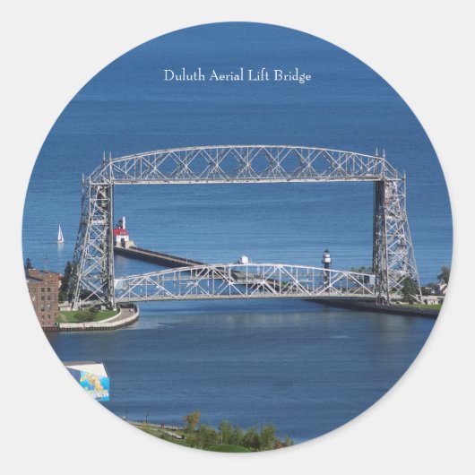 Autocollant du pont de levage aérien de Duluth (Devant)
