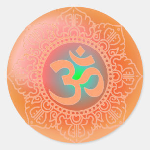 autocollant du symbole OM