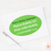 Autocollant du syndrome d'Ehlers-Danlos (SDE) (Enveloppe)