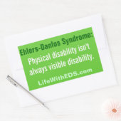 Autocollant du syndrome d'Ehlers-Danlos (SDE) (Enveloppe)