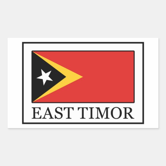 Autocollant du Timor oriental (Devant)