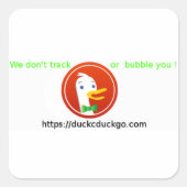 Autocollant duckduckgo (Devant)