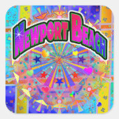 Autocollant d'unité cosmique de Newport Beach (Devant)