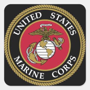 autocollant d'US Marine Corp