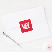 Autocollant Earth Hole rouge (Enveloppe)