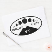 Autocollant Eclipse Water Bottle - Vermont - 2024 (Enveloppe)