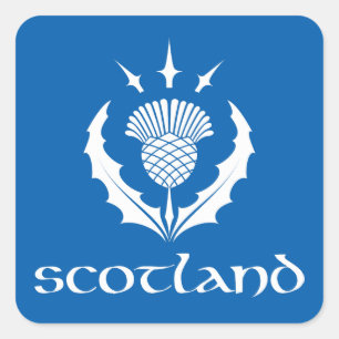 Autocollant écossais de chardon