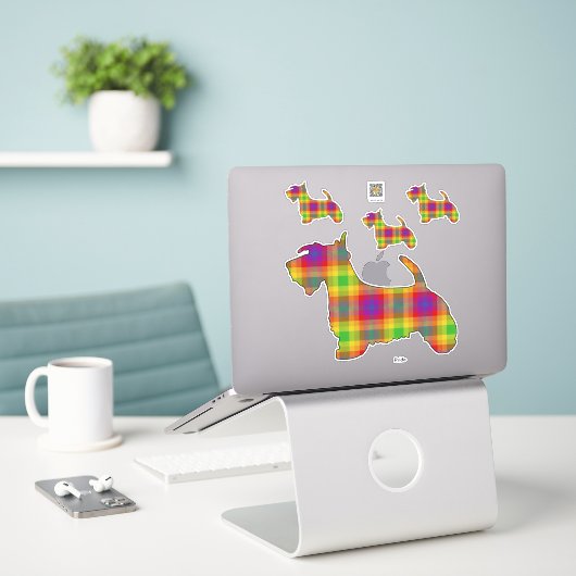 Autocollant écossais Pride (Ordinateur portable sur le bureau)