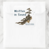 Autocollant écrit dans le son (Sac)