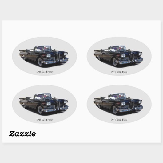 Autocollant Edsel Pacer 1958 (Feuille)
