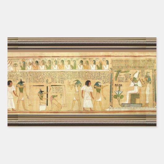 Autocollant Égypte-Hiéroglyphes (Devant)