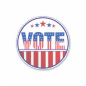 Autocollant Élections 2024 Vote (Devant)