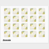 Autocollant élégant pour diffuseur de roseaux aux (Feuille)