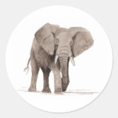 Autocollant Éléphant (Devant)