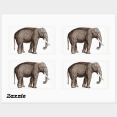 Autocollant éléphant (Feuille)