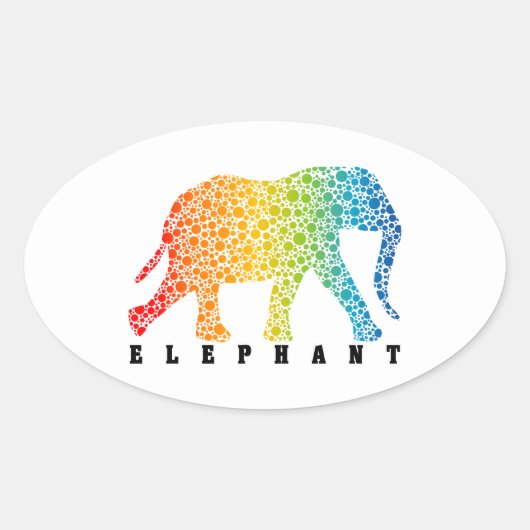 Autocollant éléphant (Devant)