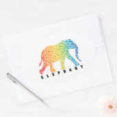 Autocollant éléphant (Enveloppe)
