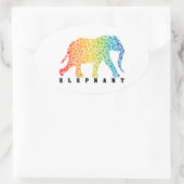 Autocollant éléphant (Sac)