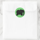 Autocollant éléphant (Sac)