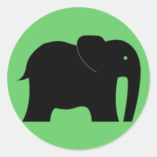 Autocollant éléphant