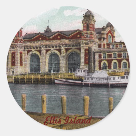 Autocollant Ellis Island (Devant)