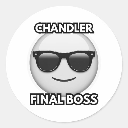 Autocollant Emoji Chandler Boss Final (Devant)