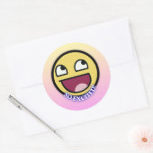 Autocollant emoji heureux (Enveloppe)