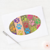 Autocollant Empreinte de patte (Enveloppe)