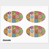 Autocollant Empreinte de patte (Feuille)