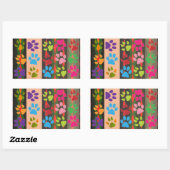 Autocollant Empreinte de patte (Feuille)