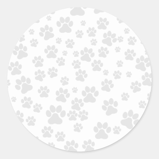 Autocollant empreinte de patte personnalisable (Devant)