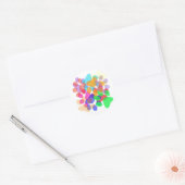 Autocollant Empreintes de pattes Abstraits (Enveloppe)