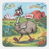 Autocollant Emu (Devant)