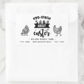 autocollant en carton d'oeuf frais de la ferme de  (Sac)