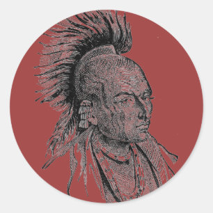 Autocollant en chef indien