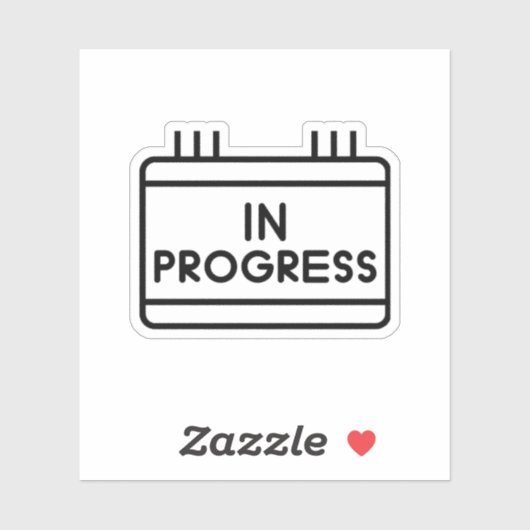 autocollant En cours (Feuille)