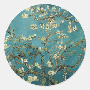 Autocollant en fleurs d'amande
